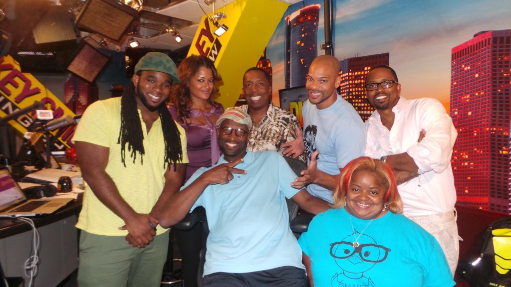 Headkrack, Claudia Jordan, Rickey Smiley, Gary With Da Tea, Rock-T, Juicy & Special K 2014 Tami LaTrell.JPG