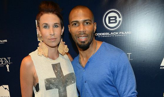 Omari Hardwick & wife