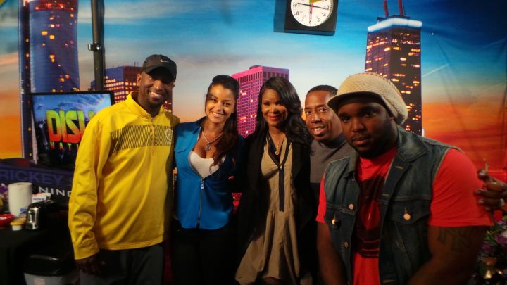 Tameka Raymond Visits The Rickey Smiley Morning Show