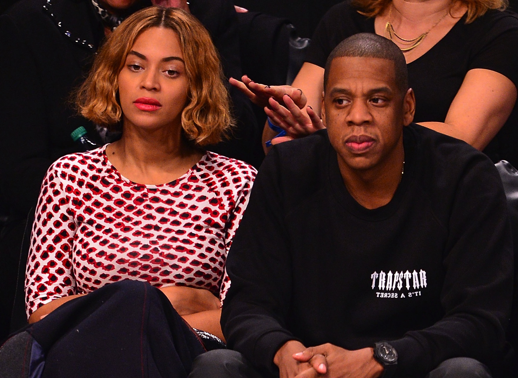 Celebrities Attend The Oklahoma City Thunder Vs Brooklyn Nets Game - November 3, 2014