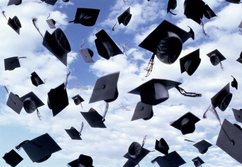 MORTARBOARDS, GRADUATION