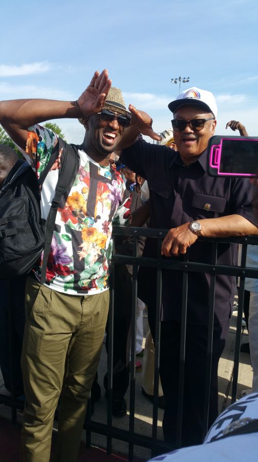 Rickey Smiley & Da Brat At Chicago's Bud Billiken Parade 2015