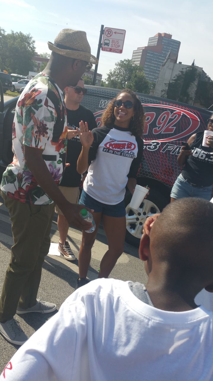 Rickey Smiley With Power 92 Chicago Staffers