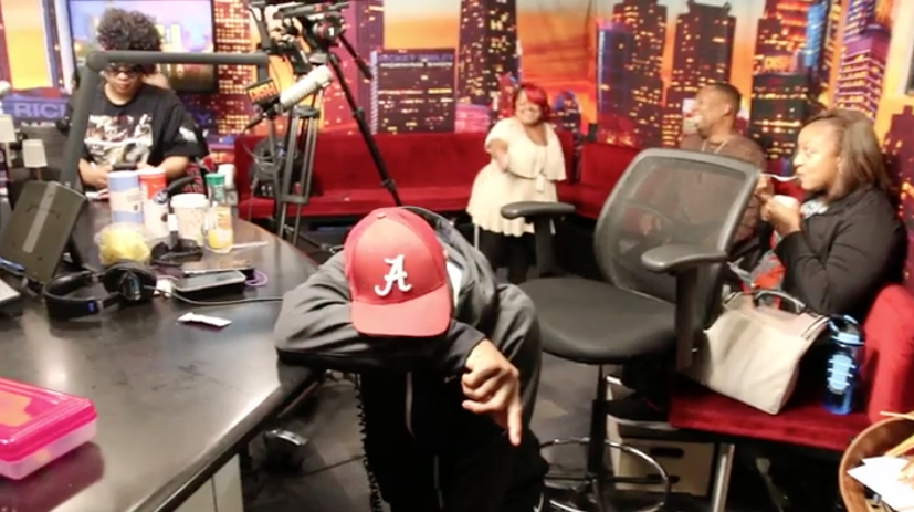 Rickey Smiley laughing