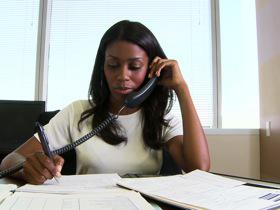 woman at office