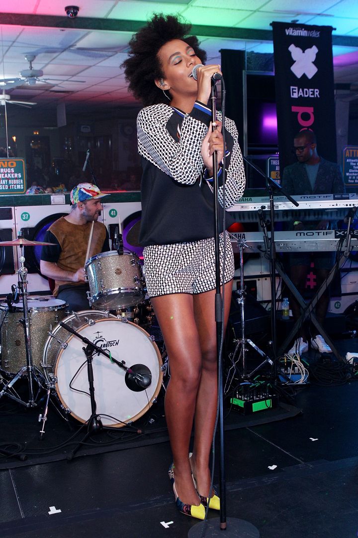 Solange Knowles at the Atlantis Landromat