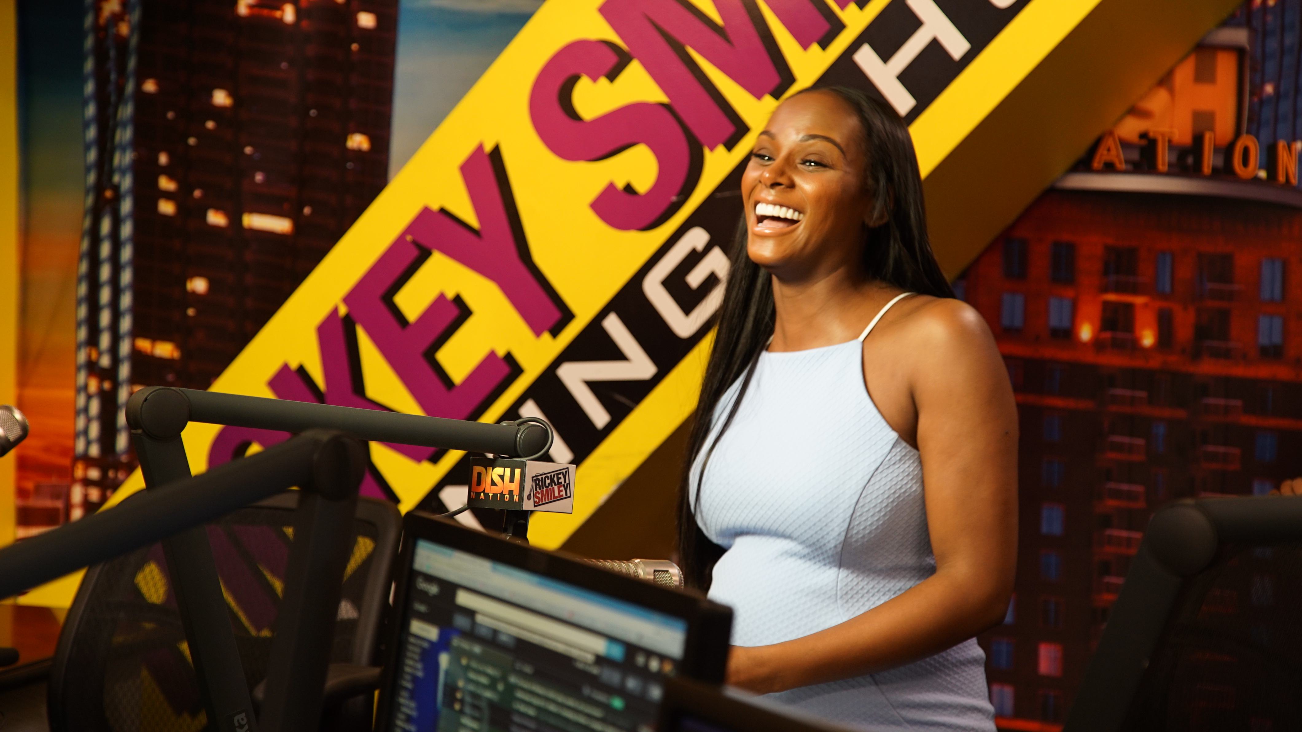 Tika Sumpter On The Rickey Smiley Morning Show