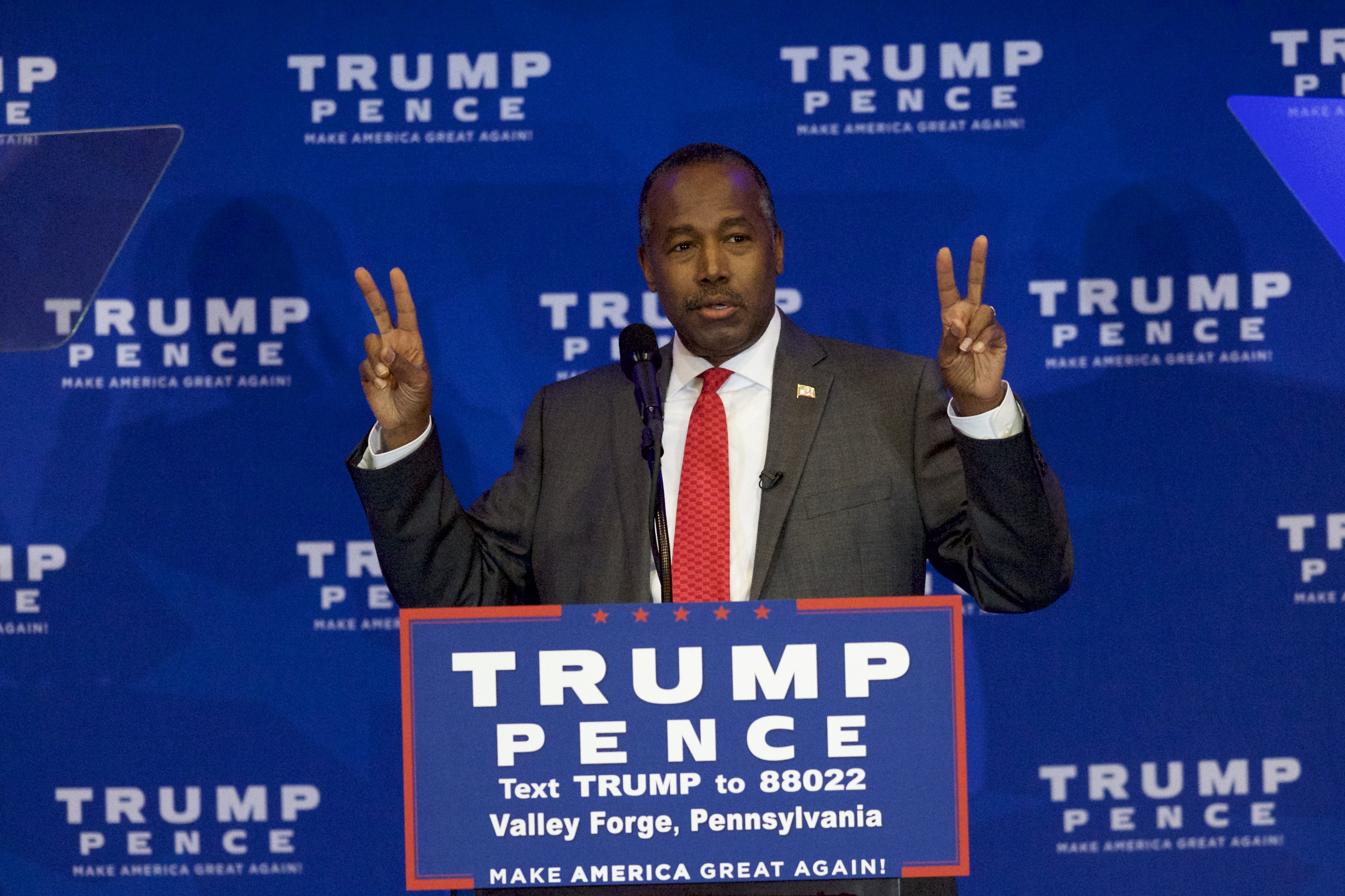 Trump Holds Campaign Event in King of Prussia, Pennsylvania