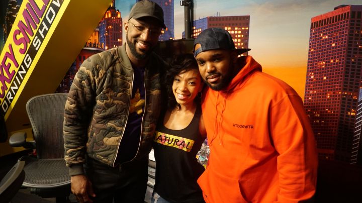 [L to R] Rickey Smiley, Maria More, Headkrack