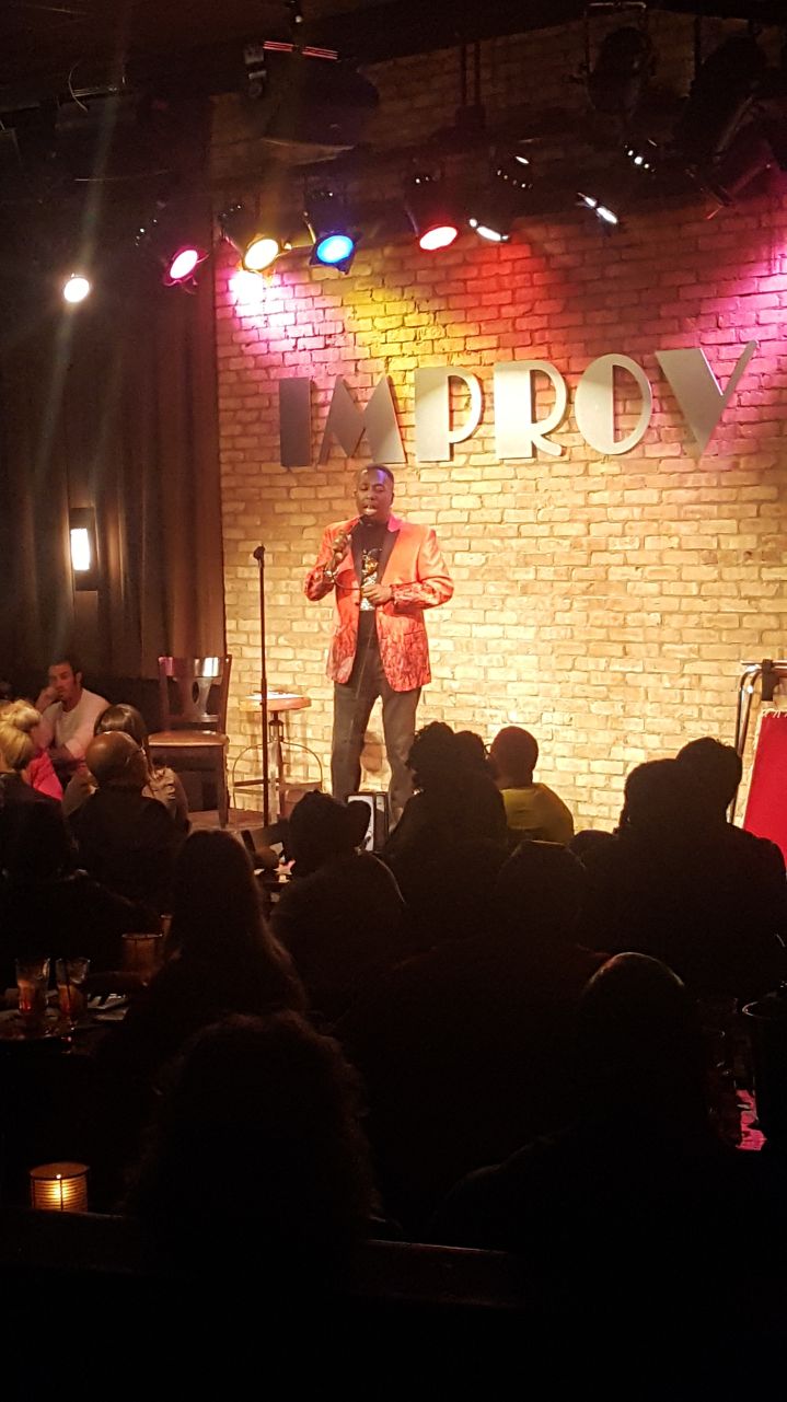 Gary With Da Tea Pouring Tea At The Arlington Improv