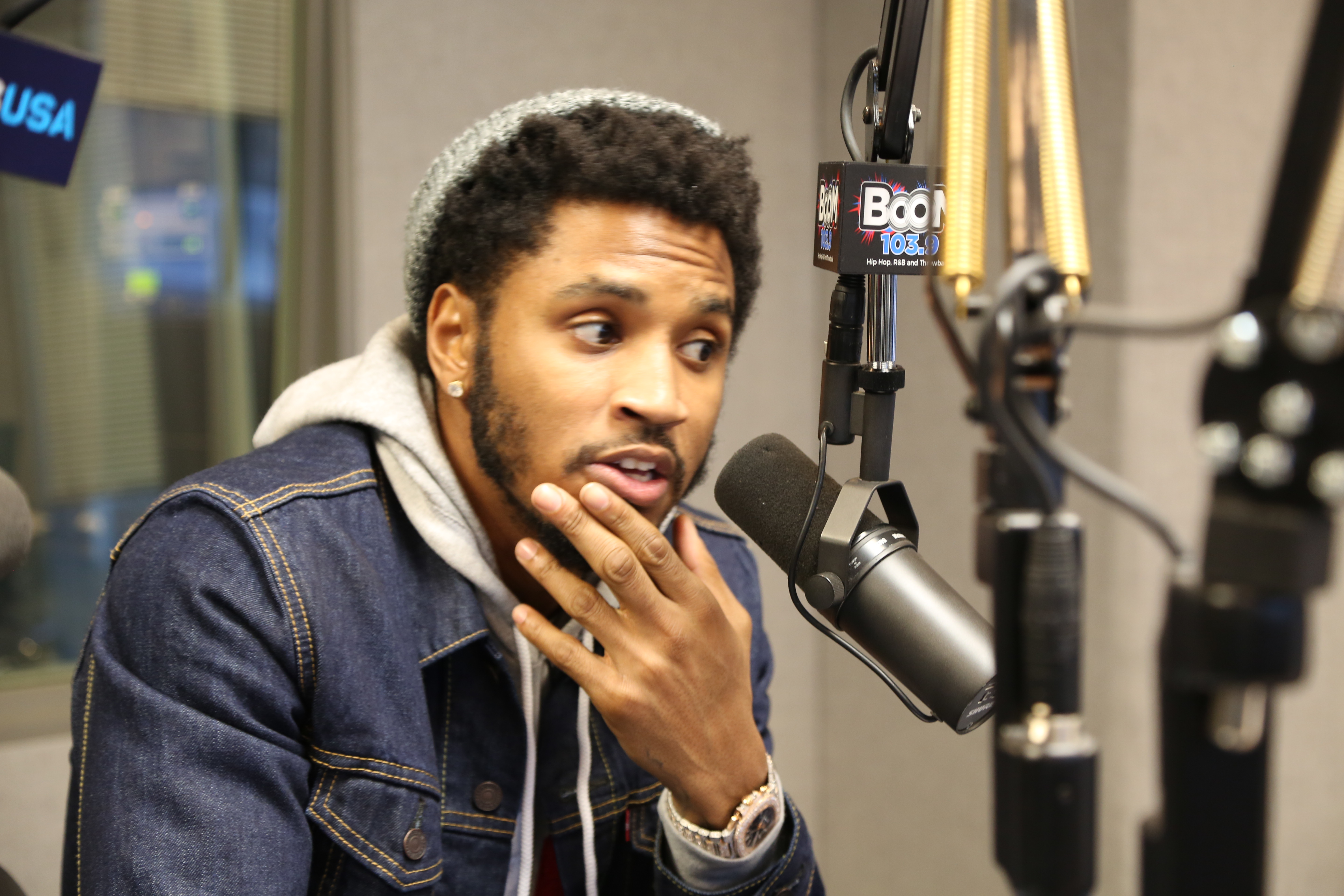 Trey Songz at Boom 103.9