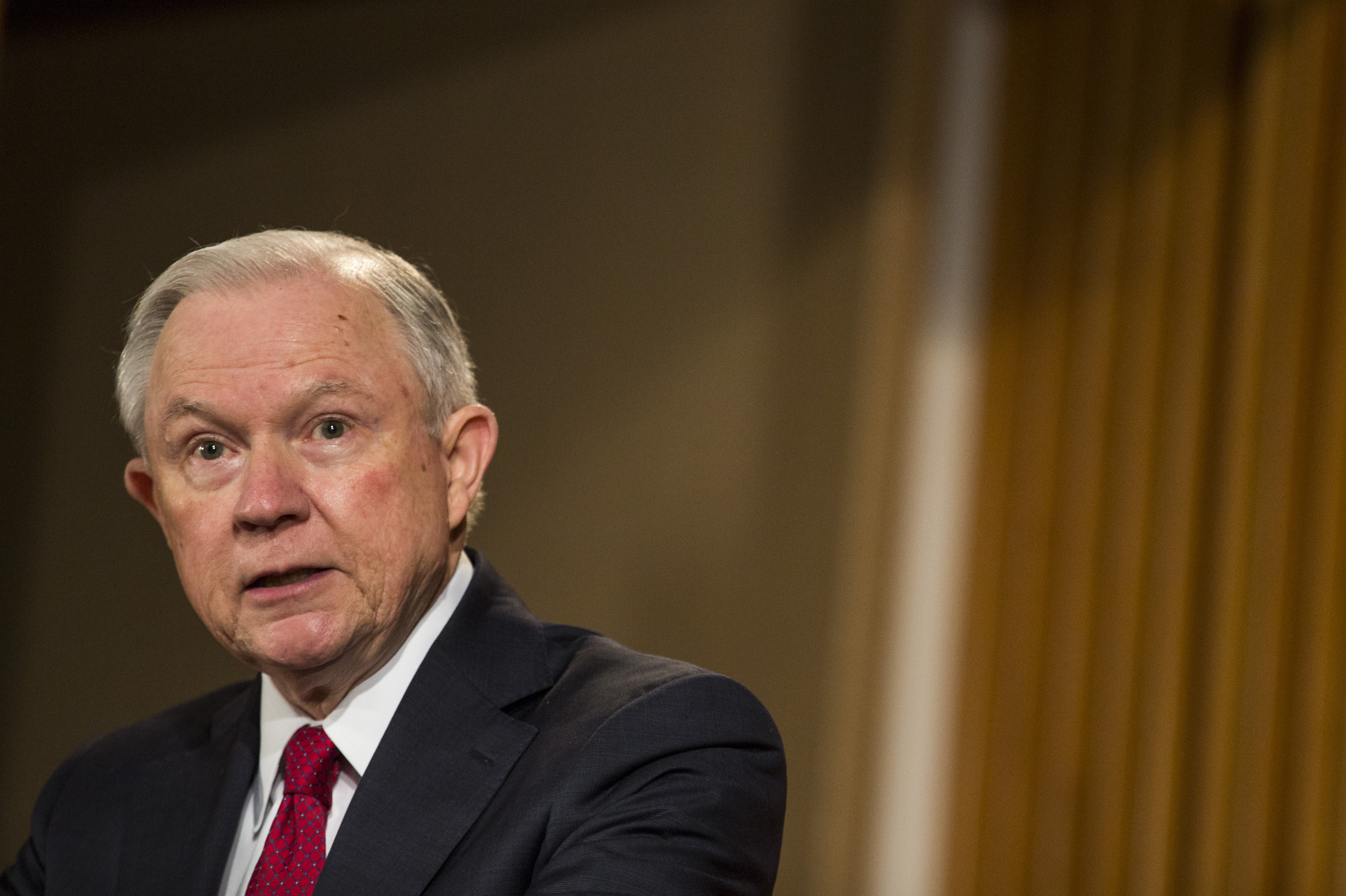 Jeff Sessions Addresses African American History Month Observation At Justice