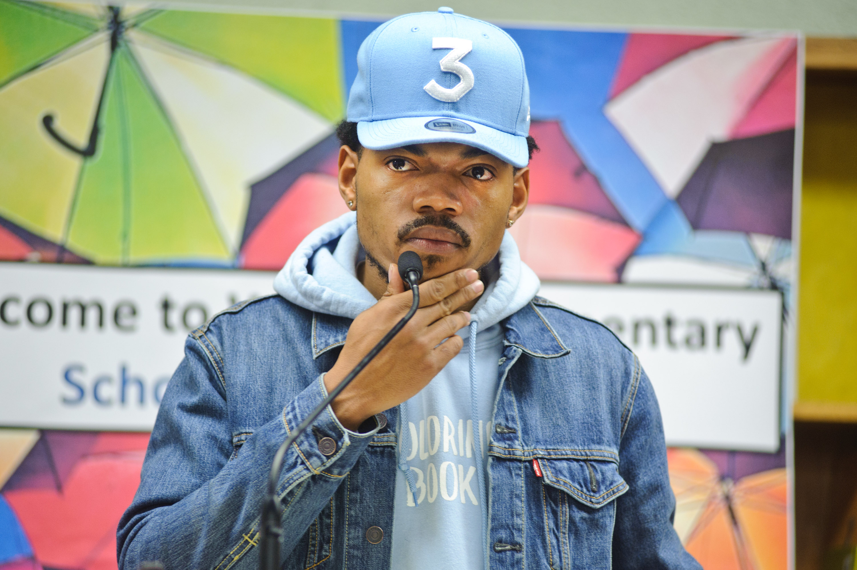 Chance The Rapper Holds A Press Conference In Support Of Chicago Schools