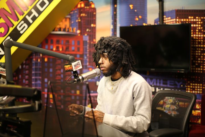 6LACK Visits The Rickey Smiley Morning Show