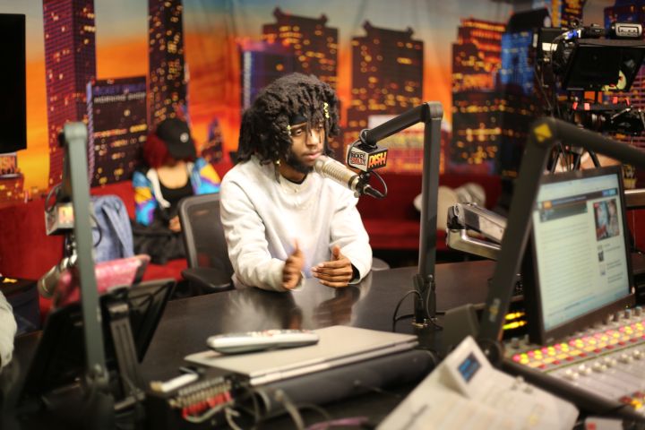 6LACK Visits The Rickey Smiley Morning Show