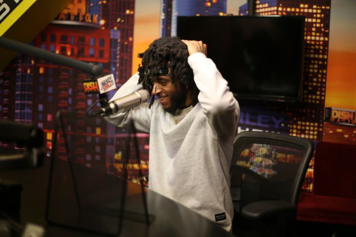 6LACK Visits The Rickey Smiley Morning Show