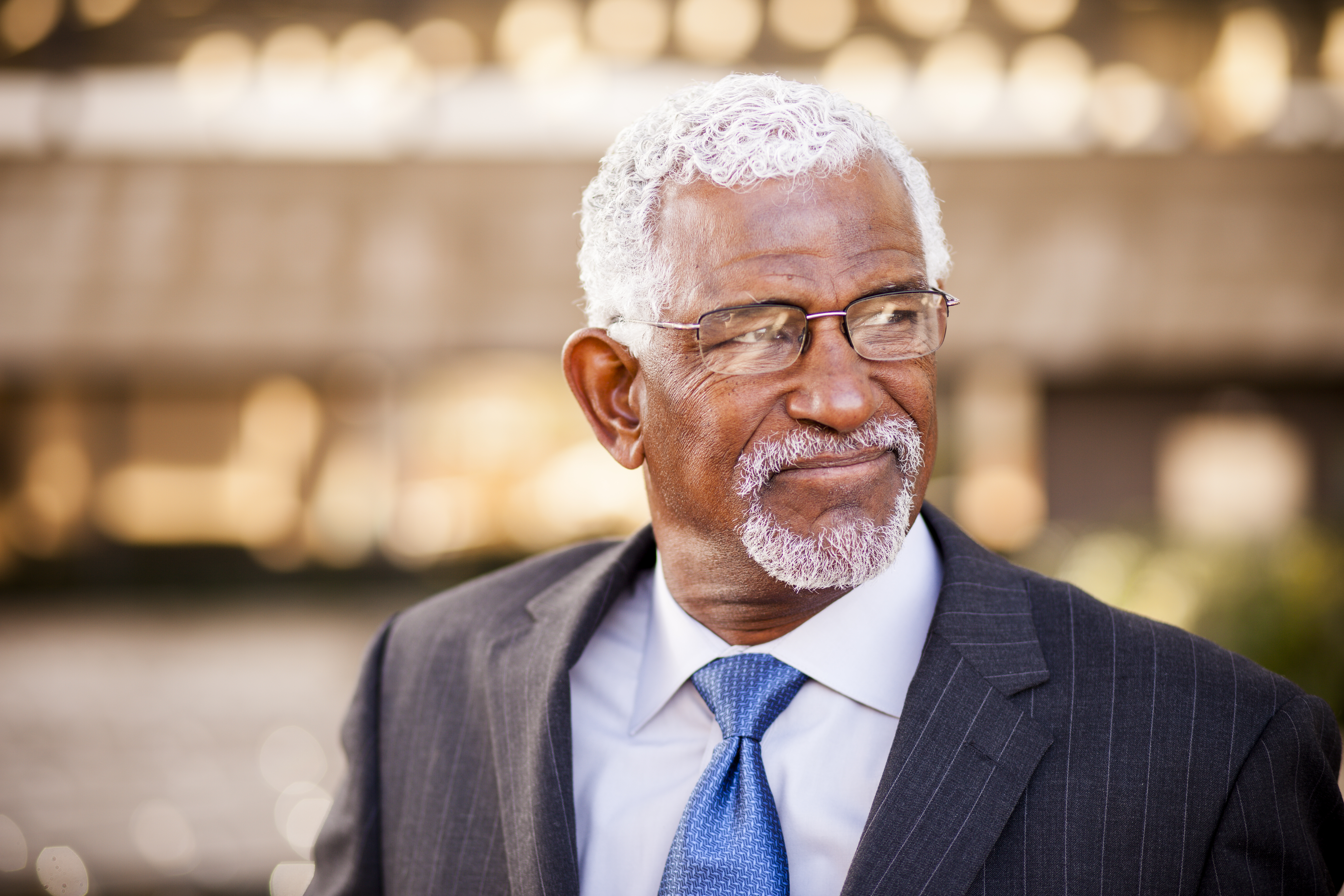Attractive Senior African American Business Man
