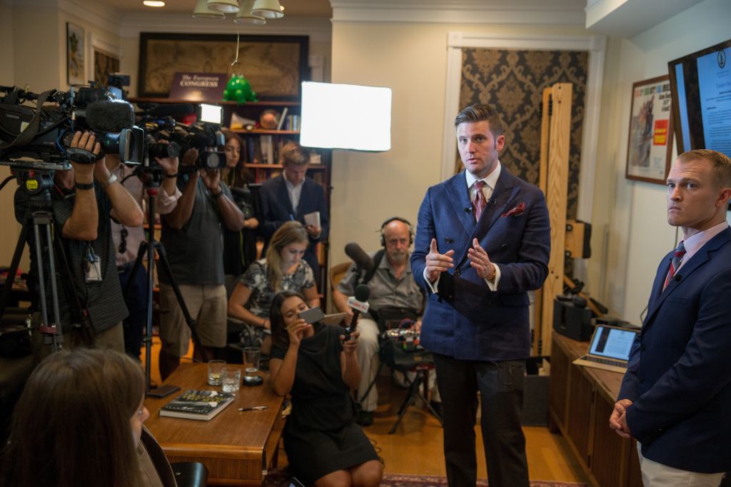 Alt Right Figure Richard Spencer Holds News Conference In Washington, D.C.