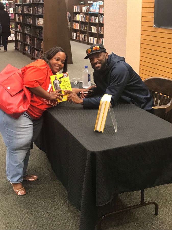 Rickey Smiley "Stand By Your Truth: And Then Run For Your Life" Book Signing In Lafayette, Louisiana At Barnes & Noble