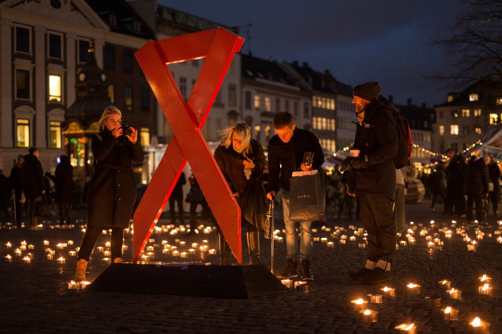 World AIDS Day 2016 - Candlelight vigil in Copenhagen
