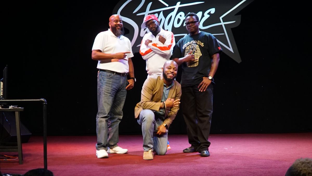Rickey Smiley Hosts Karaoke Night at Star Dome with Eva Marcille