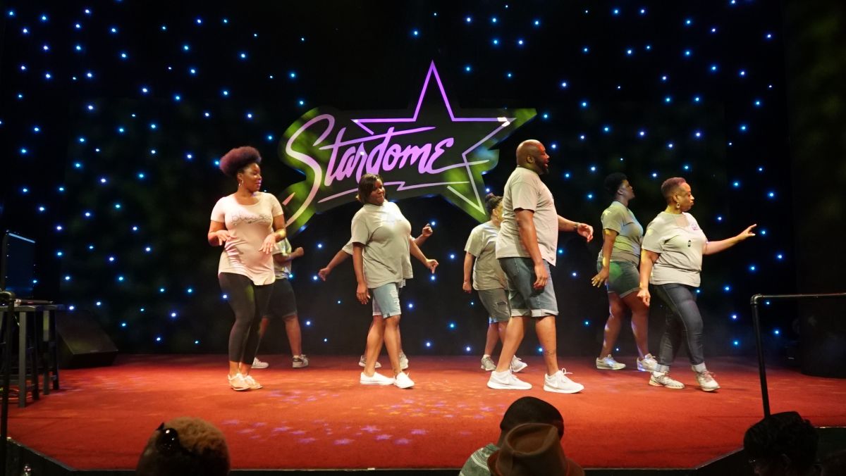 Rickey Smiley Hosts Karaoke Night at Star Dome with Eva Marcille