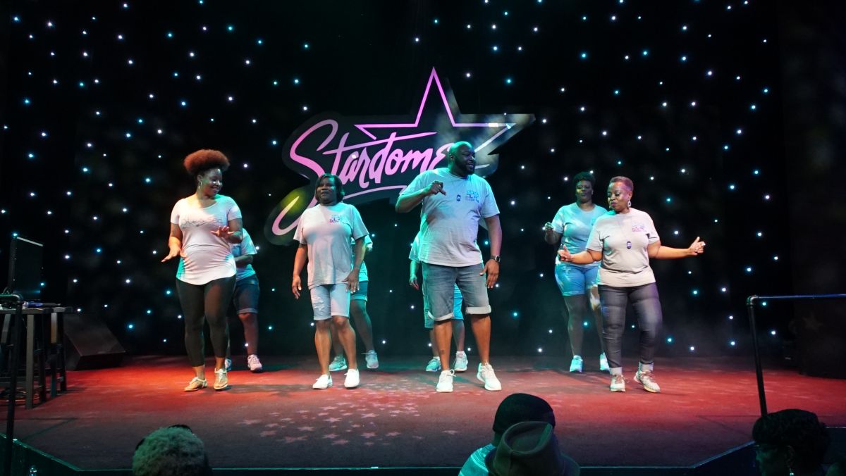 Rickey Smiley Hosts Karaoke Night at Star Dome with Eva Marcille