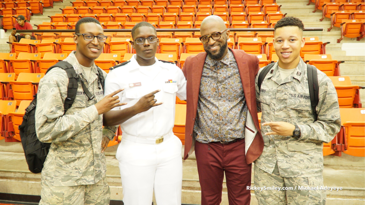 Rickey Smiley Visits Tuskegee University For ROTC Week