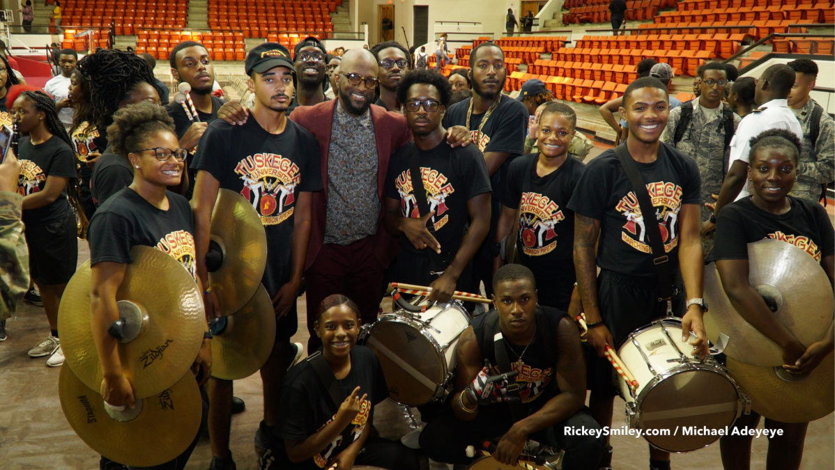 Rickey Smiley Visits Tuskegee University For ROTC Week