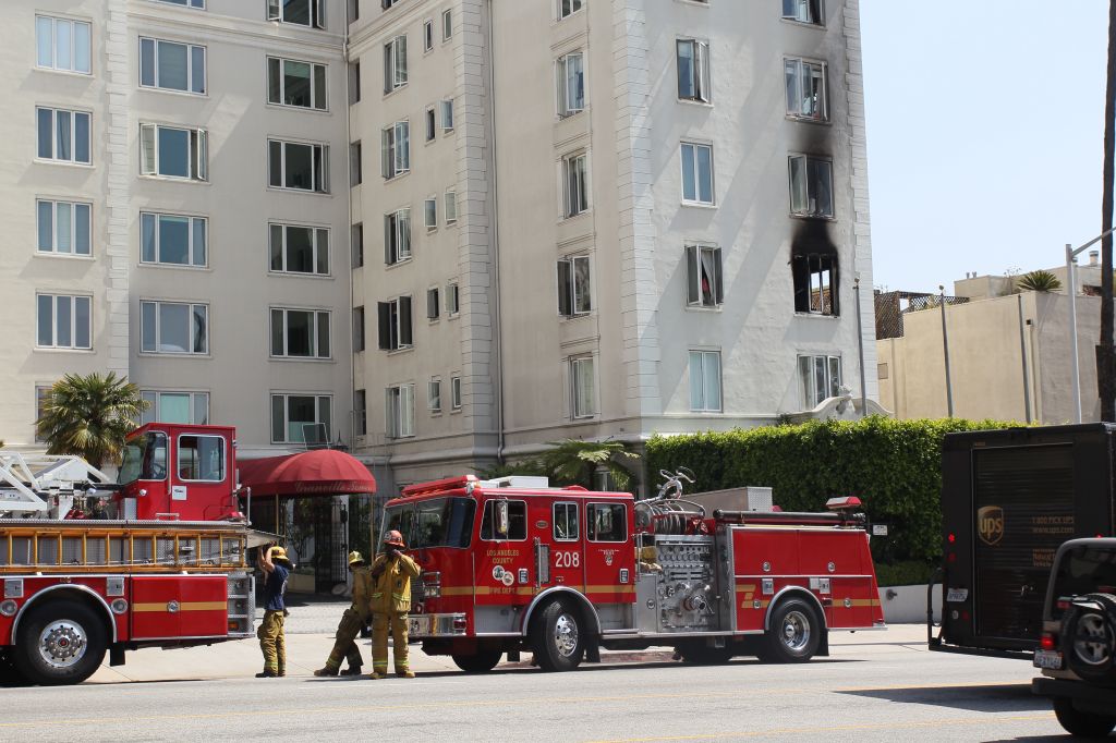 Ashley Greene condo fire