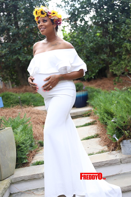 Eva Marcille Shower