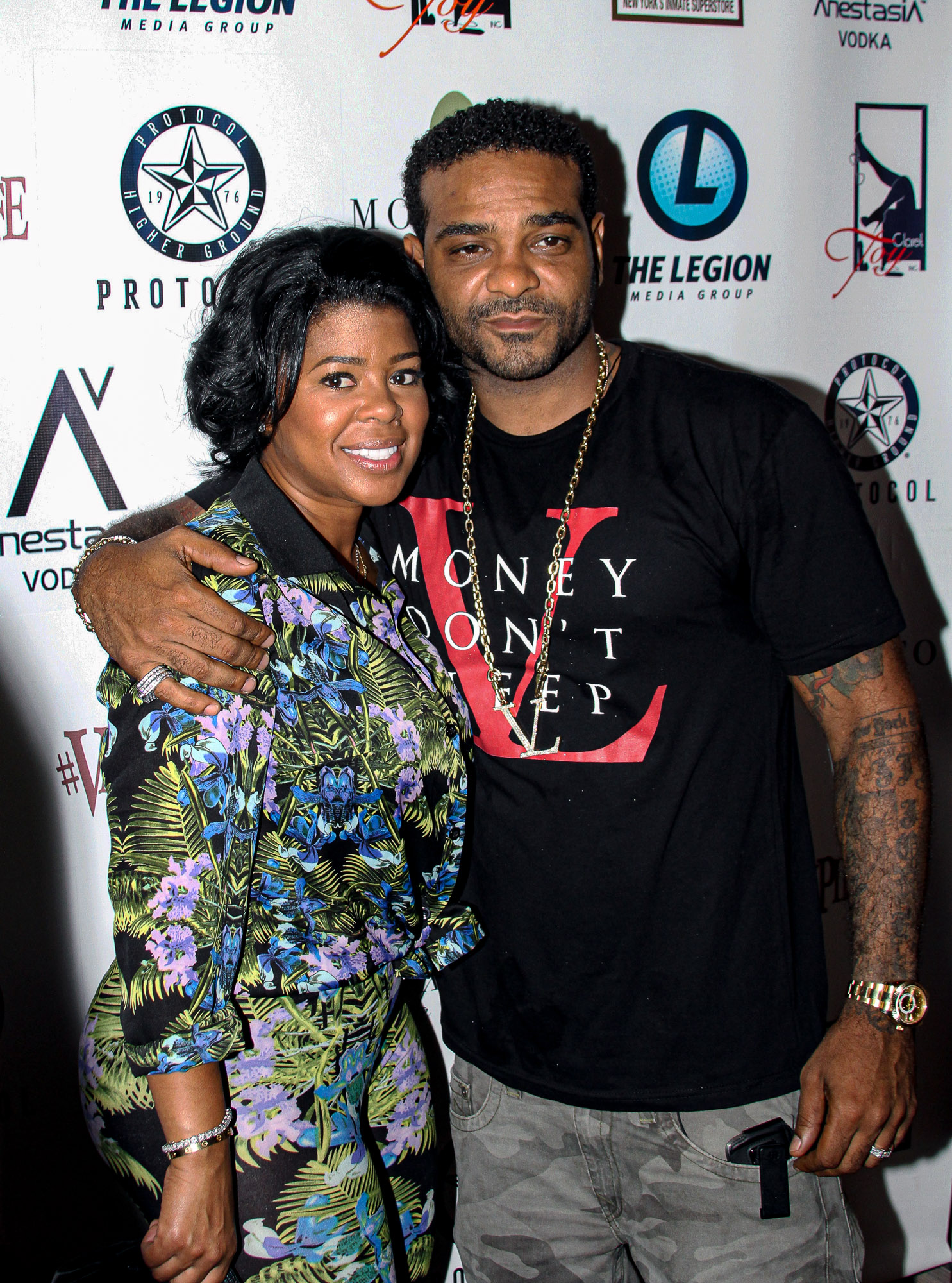 Jim Jones and Chrissy Lampkin
