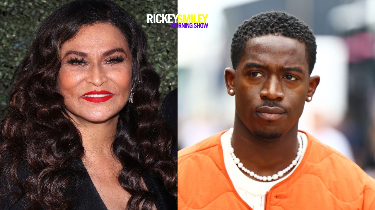 Tina Knowles and Damson Idris