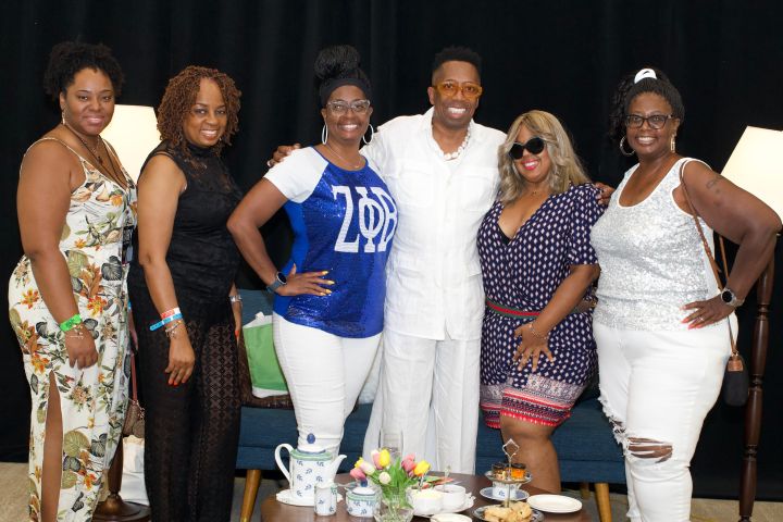 Gary Brings The Tea To Rickey Smileys Birthday Beach Blowout