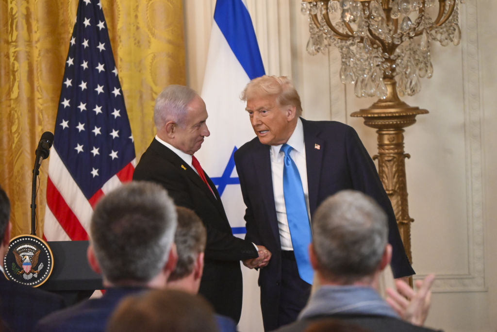 Donald Trump - Benjamin Netanyahu joint press conference in Washington DC