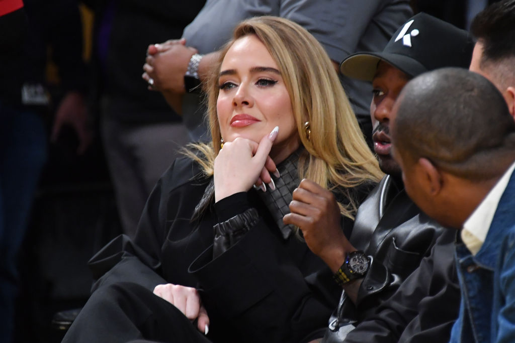 Celebrities At The Los Angeles Lakers Game